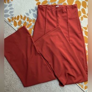 Never worn, womens high waisted dress pants